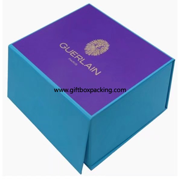 Logo hot gold stamping cardboard rigid display packaging box for ring/earrings