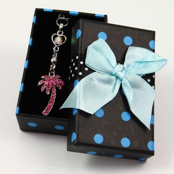 Polka dot jewelry box