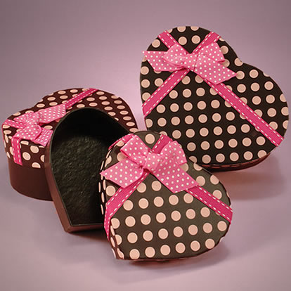 Heart-shaped gift box holiday gift boxes boutiques
