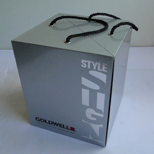 Grey colour hair packing box