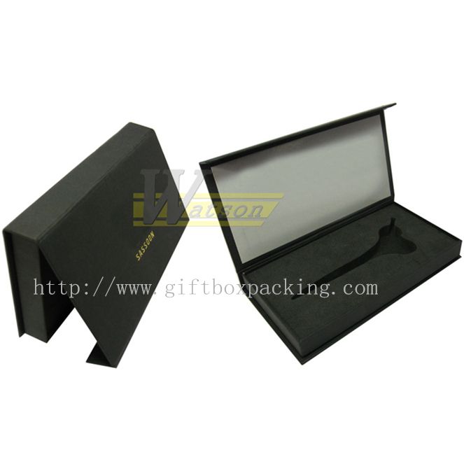 foldable kraft paper gift packing box for cosmetic tools