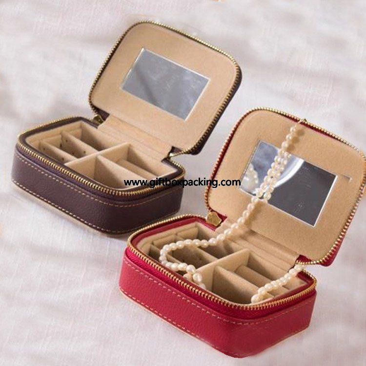 PU leather gift boxes jewellery packaging 