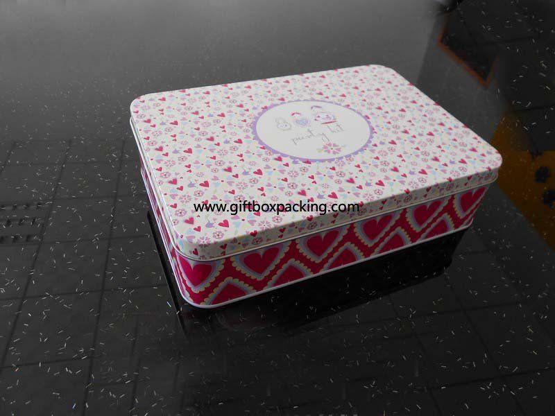 Square wedding candy packaging gift boxes tin box